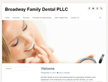 Tablet Screenshot of broadwayfamilydental.com